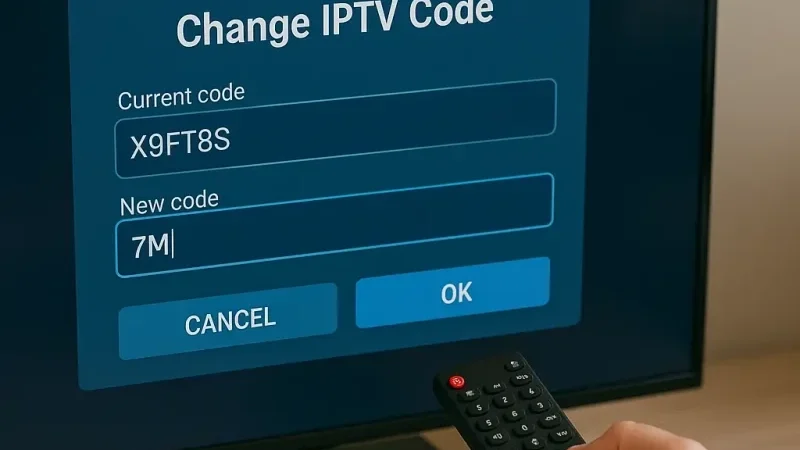 Comment changer facilement son code IPTV en 2026