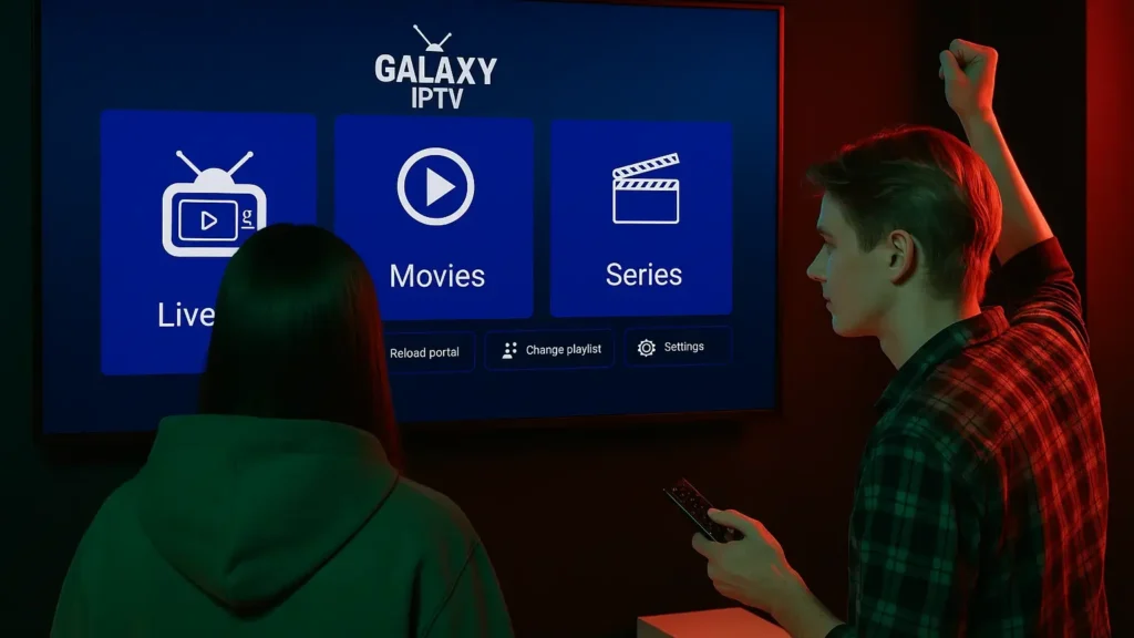 découvrez galaxy iptv, votre solution ultime pour accéder à des milliers de chaînes tv en haute qualité via iptv. profitez d'une expérience télévisuelle inégalée avec galaxy iptv.