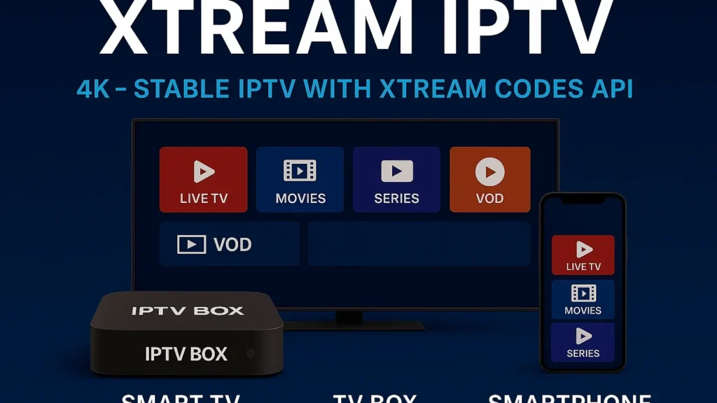 découvrez iptv xtream, une solution iptv performante offrant un accès facile à des milliers de chaînes tv en direct et contenus à la demande via une plateforme conviviale et fiable.